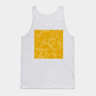 Abstract, Boho Dots In Mustard Tank Top